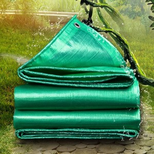 Roc Tarp Heavy Duty Tarp Thick PE Tarpaulin with Eyelets Waterproof Green Tarp Sheet More Resistant Cover Tarp for Outdoor Camping,Green,6x8m