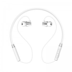 Auriculares Bluetooth con banda para el cuello, auriculares de botón inalámbricos Bluetooth para deportes