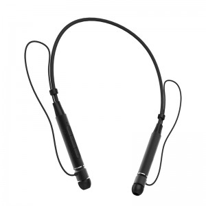 Wireless Neckband Sports Headset with Retractable Earbuds