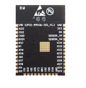 ESP32-WROOM-32D WiFi Modules (802.11) SMD Module, ESP32-D0WD, 32Mbits SPI flash, UART mode, PCB antenna SMD-38 WiFi Modules RoHS