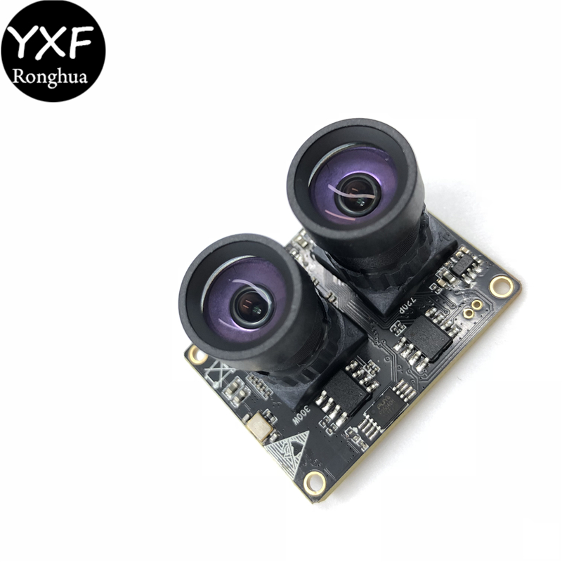 New Arrival China Vga Cmos Camera Module - Binocular camera AR0331 wide dynamic infrared face recognition Module  for in vivo detection 3mp USB camera module – Ronghua