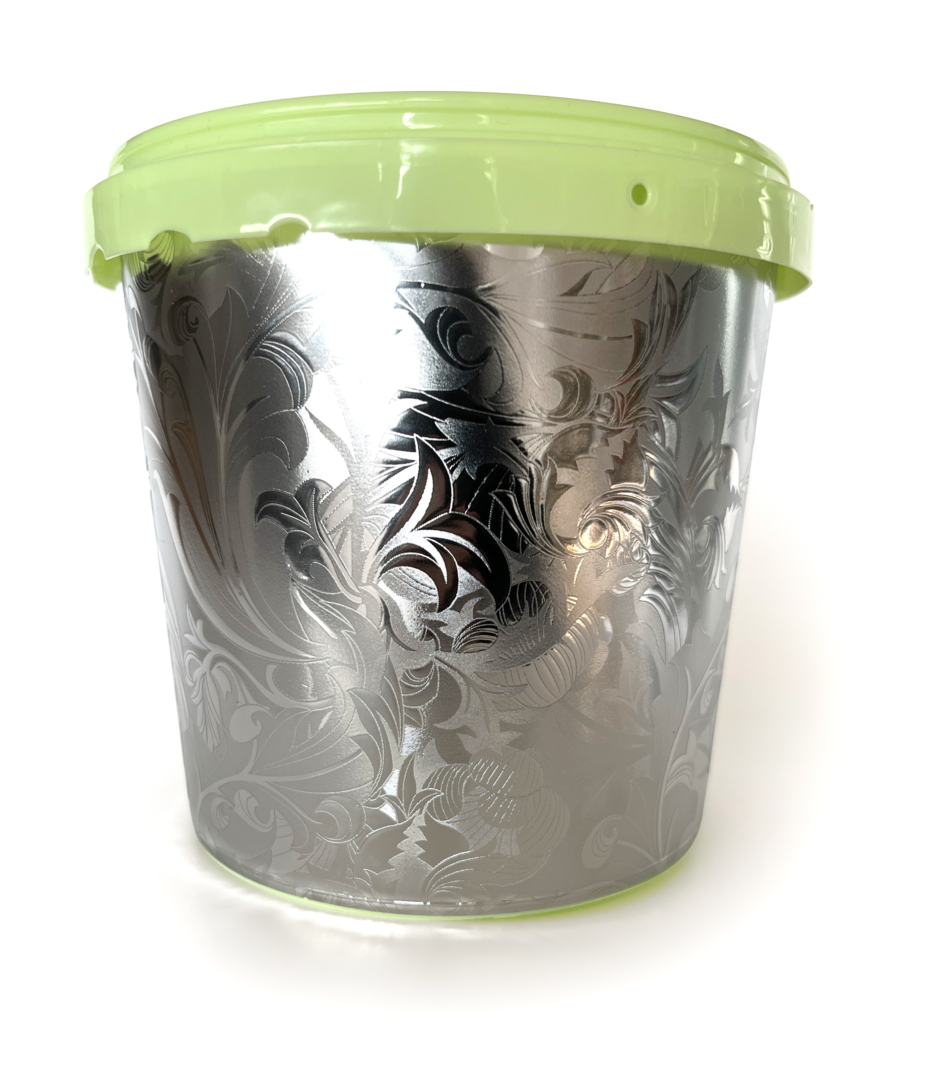 Metallic  Embossed  In Mold Labeling (IML)  For Container And Pail Industry