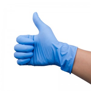 Disposable safety blue medical surgical examination nitrile gloves only for Europe Market