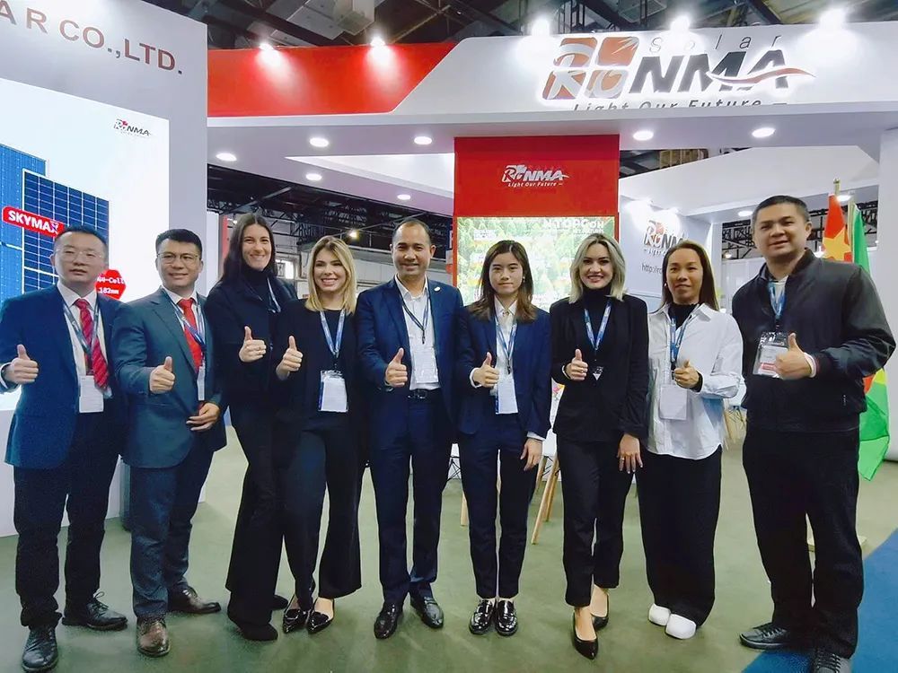 Continuing to make efforts in overseas markets│Ronma Solar makes a glorious appearance at Intersolar South America 2023