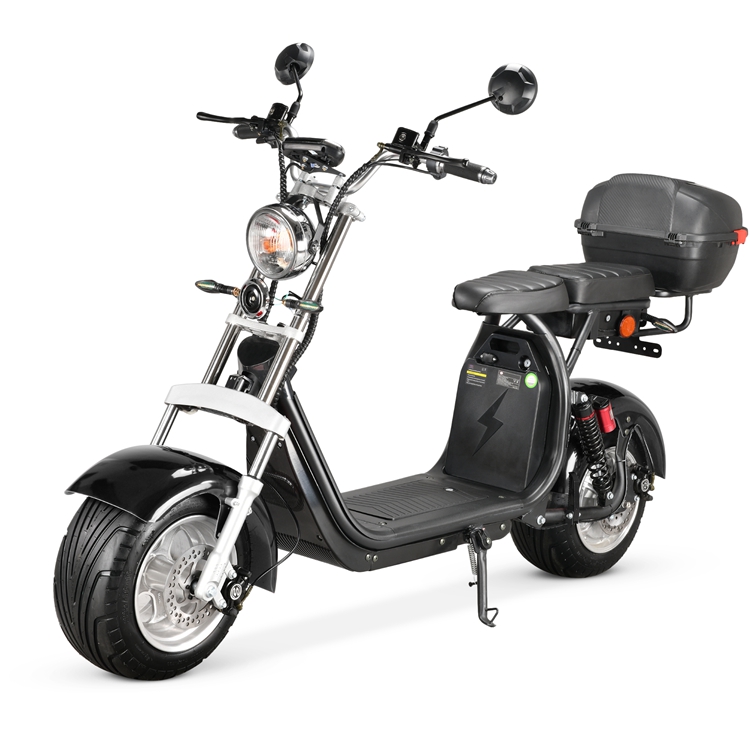 citycoco harley scooter Rooder r804o-eec with rear box 40ah from European warehouse