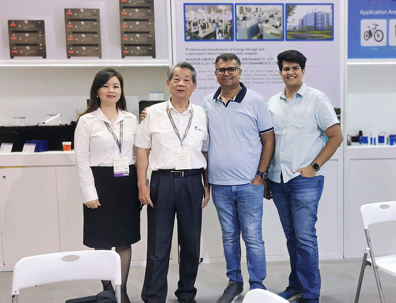 Roofer Group debutis ĉe la Hong Kong Autumn Electronics Exhibition kun novaj energistokaj produktoj