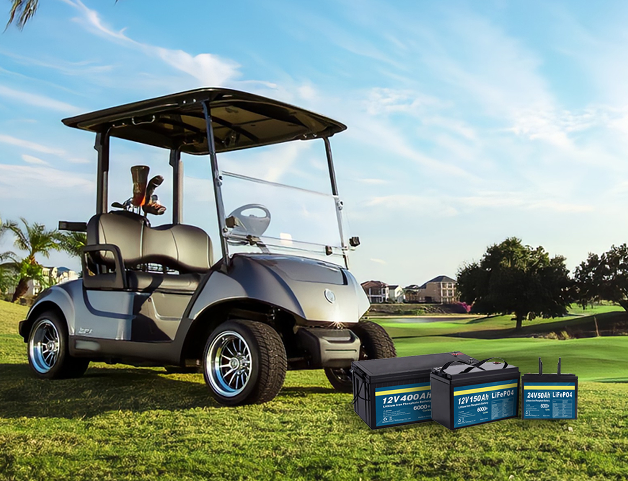 Ličio baterijų taikymas golfo vežimėliuose