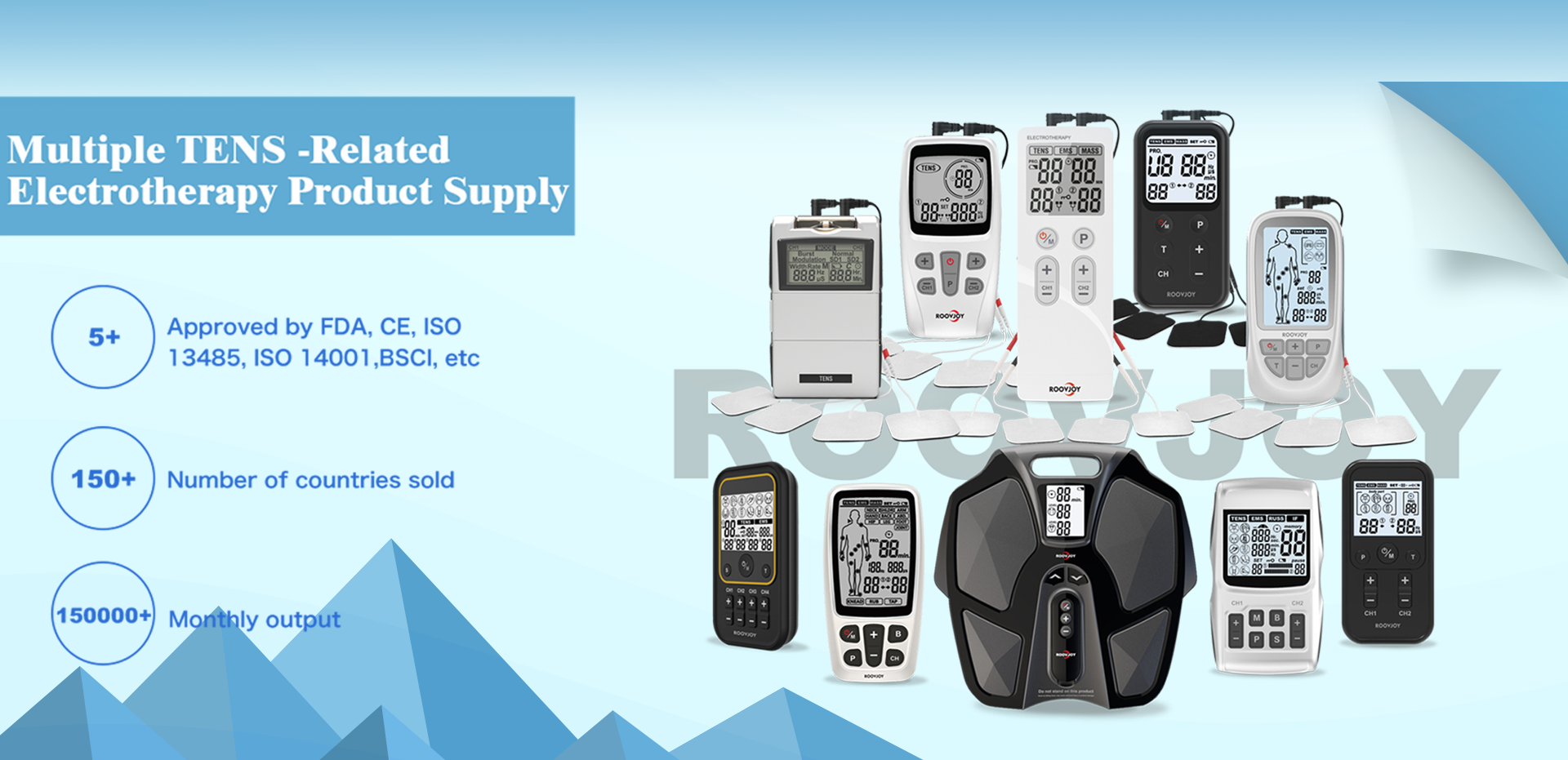 Multiple TENS Related Electrotherapy Product Supply