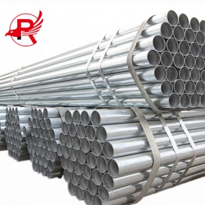 Astm Hot Dip Ms GI Galvanized Welded Carbon Steel Round Pipe