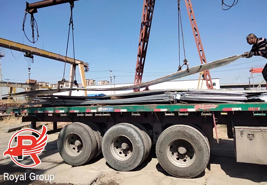 54 Tons of Galvanized Steel Sheet Shipped – ROYAL GROUP