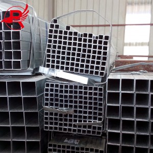 Factory 2×2 Galvanized Hollow Section 14 Gauge Tubing Iron Square Steel Pipes