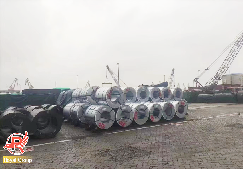 An old customer from the Americas signed a large order of 1,800 tons of steel coils with our company!