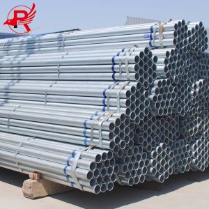 Factory Direct Supply Greenhouse Pre Galvanized Round Steel Pipe/Tube