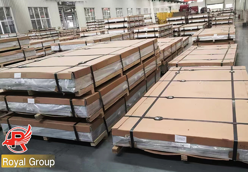 Galvanized Steel Plate Packaging & Inventory – Royal Group