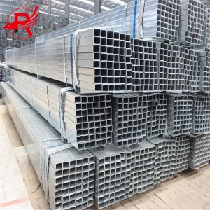 China Supply Q235 Q345 Hollow Galvanized Square Steel Pipe Cheap Price
