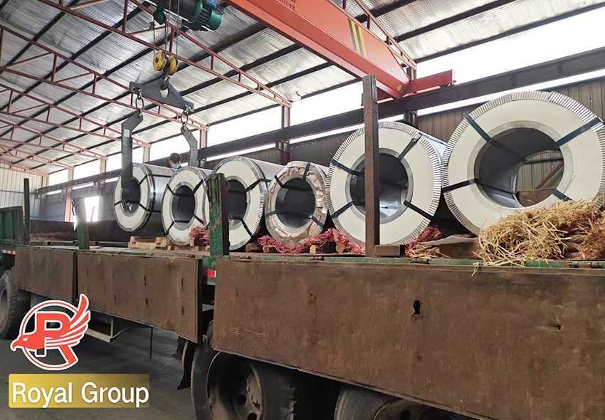 Galvanized Coil Delivery – ROYAL GROUP