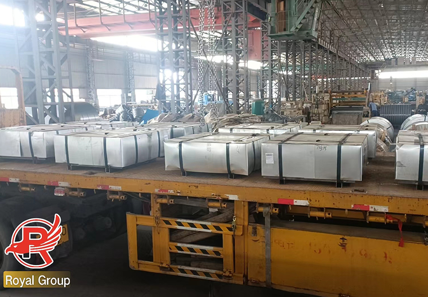 American Customer Galvanized Steel Sheet Delivery – Royal Group