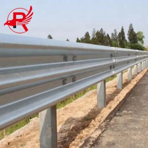 Hot Dip Galvanized Steel Metal Beam Highway Guardrail Crash Barrier
