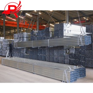Astm Standard St37 Hollow Tube Square 2.5 Inch Galvanized Steel Tubing