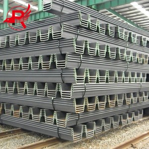 China Steel U Type 400*100 400*125 400*170 100mm 125mm 170mm Sheet Piles Supplier