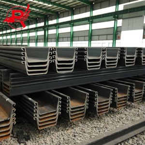 High Quality Cold Formed U Shaped Sheet Piling Steel Sheet Pile for Sale