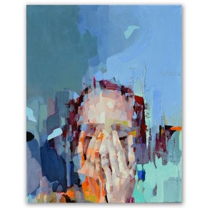 Easy abstract portrait girl painting wall hanging decorations RG296 Pop Art