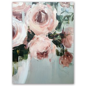 Modern flower high quality beautiful rose oil painting on canvas for house decor RG288 Pop Art