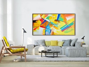 Wall Art Picture Hand Painted Knife Oil Painting RG20393 Modern Abstract