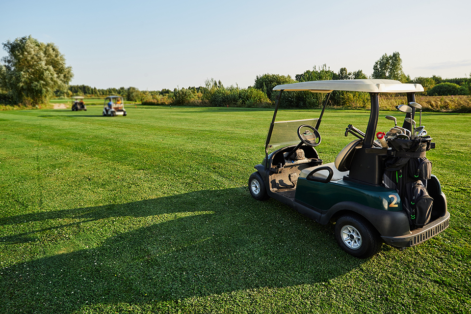 Ịghọta ihe ekpebie ndụ batrị Golf Cart