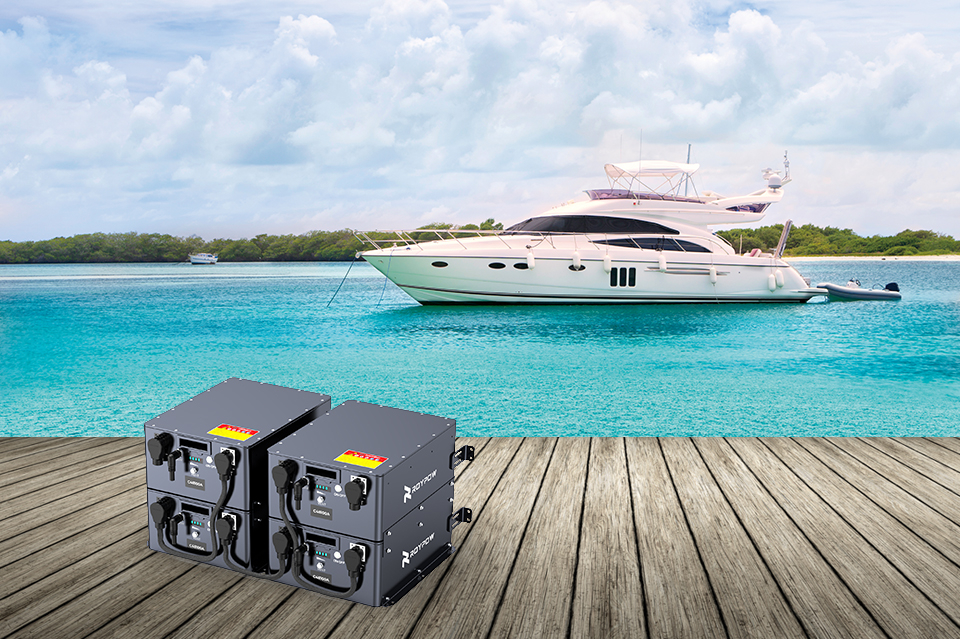نیا ROYPOW 12 V/24 V LiFePO4 بیٹری پیک سمندری مہم جوئی کی طاقت کو بلند کرتا ہے۔