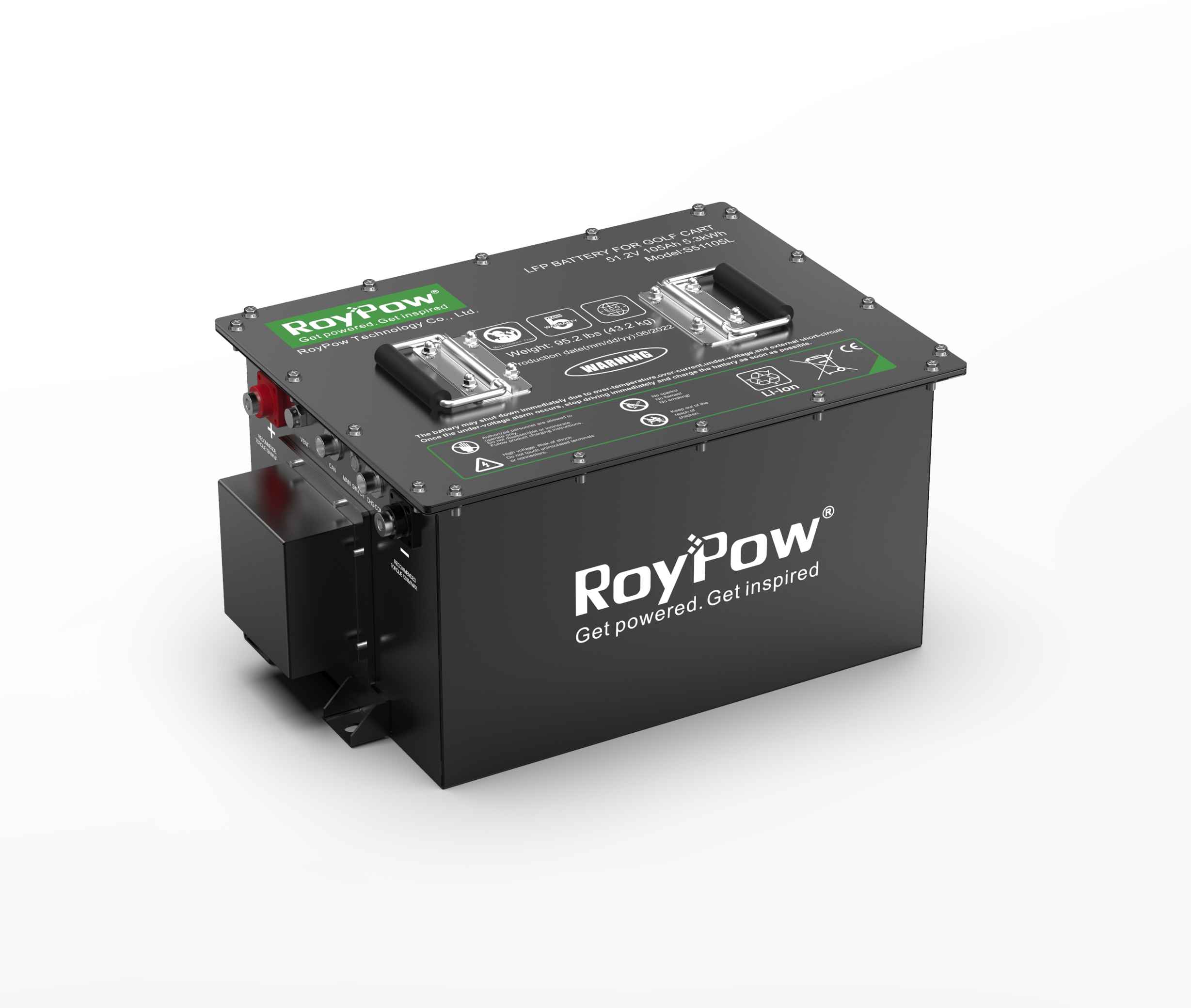 One of Hottest for Ultra-Safe Batteries - LiFePO4 Golf Cart Batteries – S51105L – RoyPow