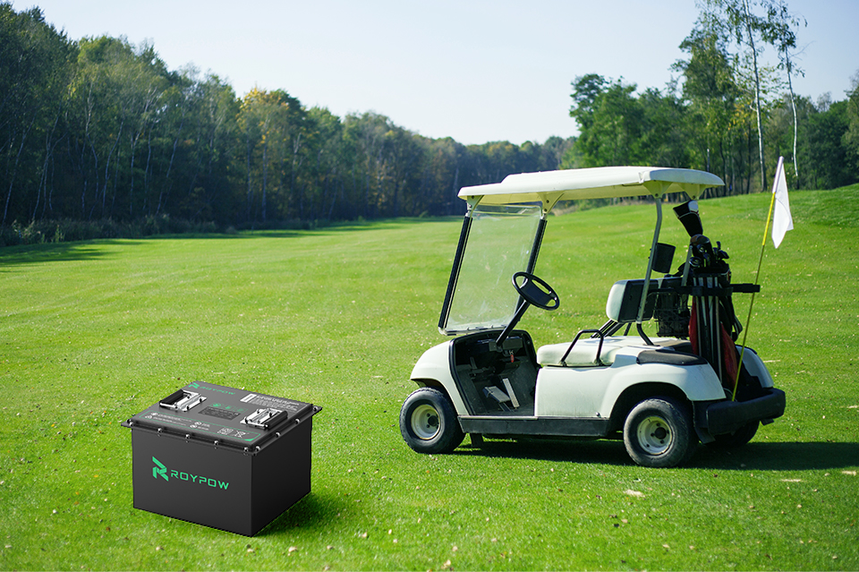 Quale batteria è presente in un carrello da golf EZ-GO?