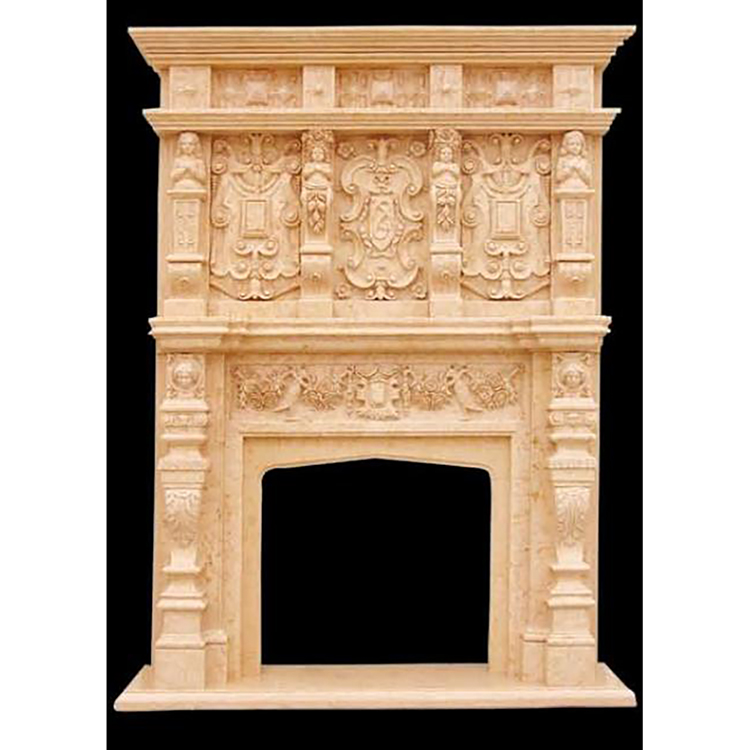 11m limestone-fireplace