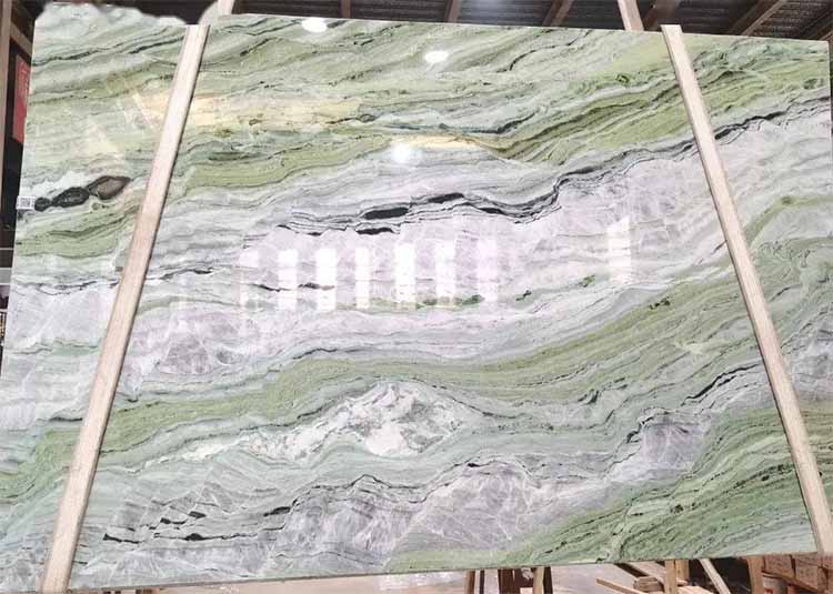 12i ice green marble