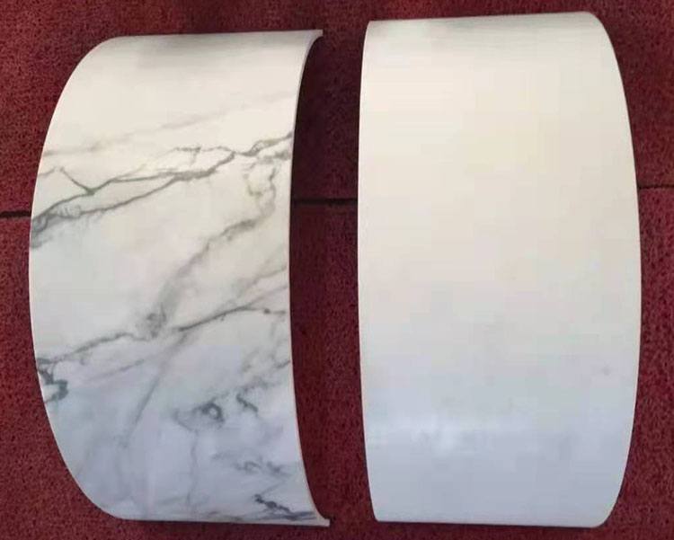 Thin porcelain bendable flexible stone marble veneer panels for furniture