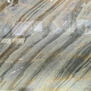 China Supplier Serpeggiante Marble - Roman Impression brown marble slab for wall decor – Rising Source