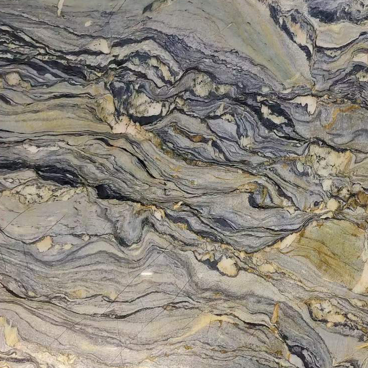 Kichen countertops Granit Material gréng blo Fusioun Wow Fantasie Quarzit