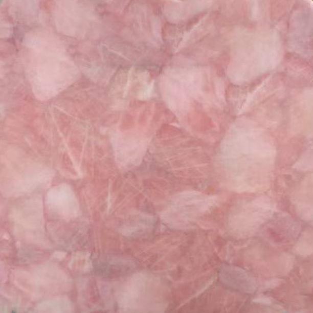 Vaaleanpunainen jalokivikristalli ruusukvartsipuolijalokivi akaattilaatta