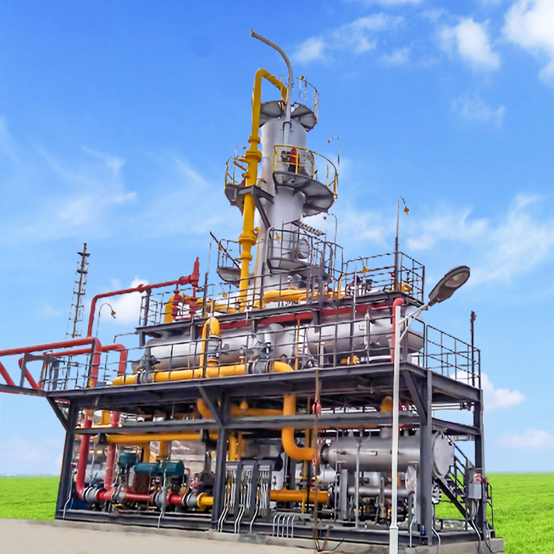 Unit penghapusan gas asam lan unit pengeringan kanggo pabrik LNG