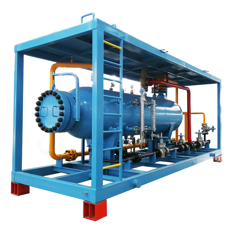 3-faasilise separaatori kasutuselevõtt, mida kasutatakse nafta- ja gaasipuuraugu töötlemisel (1)