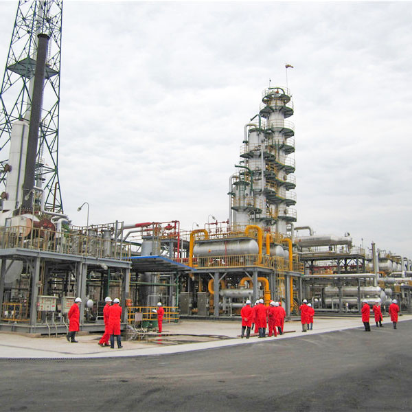Natural gas desulfurization plant 