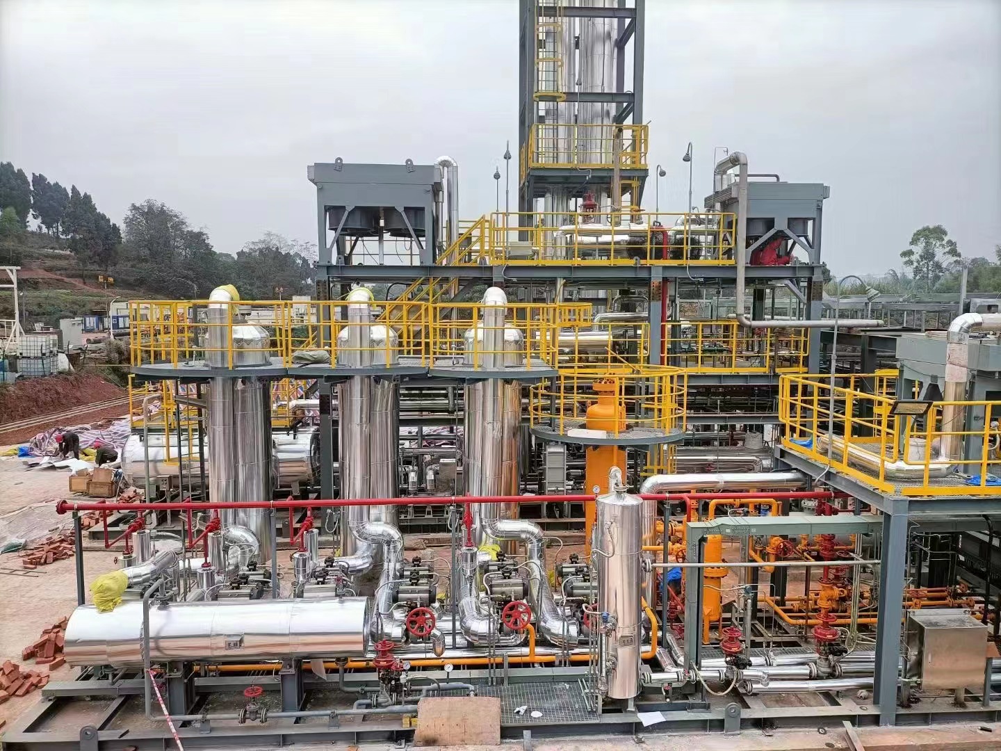 Sistem proses lan sistem kontrol instrumen pabrik LNG