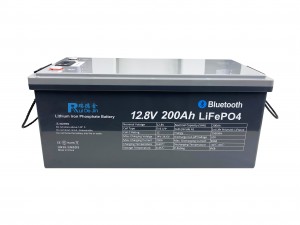 កញ្ចប់ថ្ម 12v 100Ah 200Ah 300Ah Rechargeable Smart Bms Bluetooth Lithium Ion Lifepo4 Battery Pack For Golf Cart Ev Car