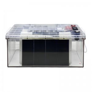 កញ្ចប់ថ្ម Lithium 12V 24V ថ្ម LiFePO4 ជាមួយ BMS សម្រាប់កម្មវិធី / RV / Boat / Outdoor Portable Energy Storage System