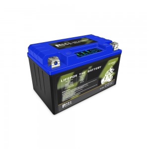 RDJ12V Najnovejša litij-železo-fosfatna zagonska baterija za motocikel, LFP baterija z globokim ciklom