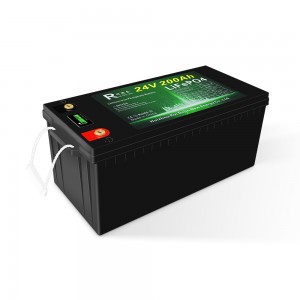 High cycle 24V 200Ah lithium iron Phosphate battery pack, 24VLifepo4 Battery