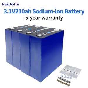 Bateri natrium ion besar sel tunggal persegi 210AH pengecasan suhu rendah -20 ° C pengecasan -40 ° C nyahcas