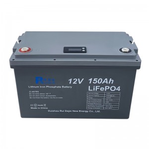 Batería de litio recargable 12V 100ah 150ah 200ah 300ah batería LiFePO4 de ciclo profundo, adecuada para RV/carrito de golf/yate/barco/repuesto/solar/RV