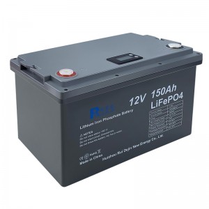 Baterai lithium isi ulang 12V 100ah 150ah 200ah 300ah baterai LiFePO4 siklus dalam, cocok untuk RV/keranjang golf/kapal pesiar/kapal/cadangan/tenaga surya/RV