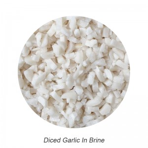 IOS Certificate Pickled Diced Garlic Clove in Brine Salted Peeled Garlic